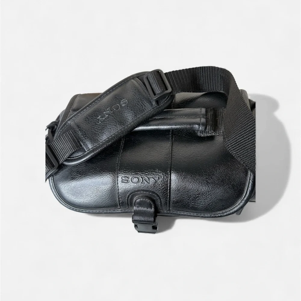 Vintage Sony Camera Bag Shoulder Strap Padded 90s Carry Case Roomy